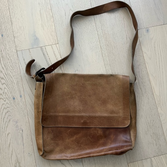 Hand Crafted Bags Vintage Leather Handmade Messenger Bag Poshmark